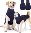 Pet Products Dog Anxiety Vest and Coat, Vet Visits and Separation - Keep Pet Calm, Dog Jacket for Thunder, Fireworks, Anti Anxiety Vest for Dogs and Cat Body and Ear, Dark Blue, M