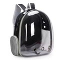 BLACK Replacement Transparent Pet Backpack with Zipper Closure - Heavy-Duty Structure, Ventilated and Padded Lining - Portable Travel Carrier for Cats, Small Dogs, Airplanes, Trains, Cars - Safe and Comfortable Carrier Backpack for Busy Pet Owners - Ideal