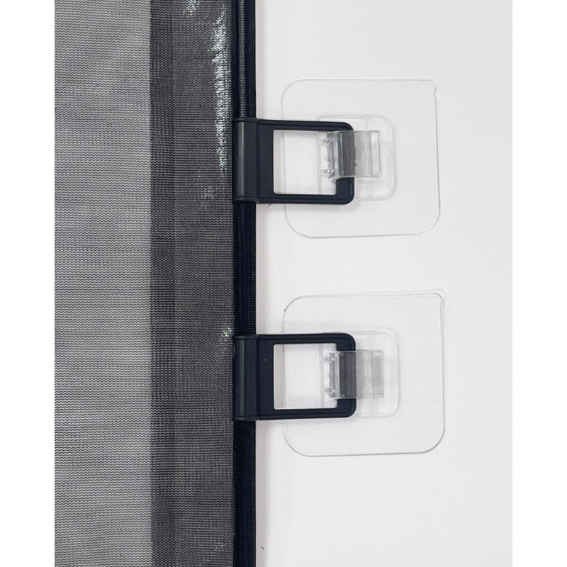 Expandable Pet Fence, made of PVC mesh material, easy to install, suitable for small dogs, cats, and various pets. No-drilling design effectively prevents pets from escaping, making it an ideal choice for stairs, corridors, and doorways.  （WHITE）
