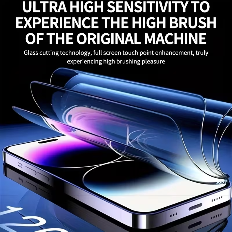 iPhone 14 Pro - 5 packs of high-definition protective film cases