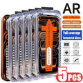 iPhone 16 Pro - 5 packs of high-definition protective film cases