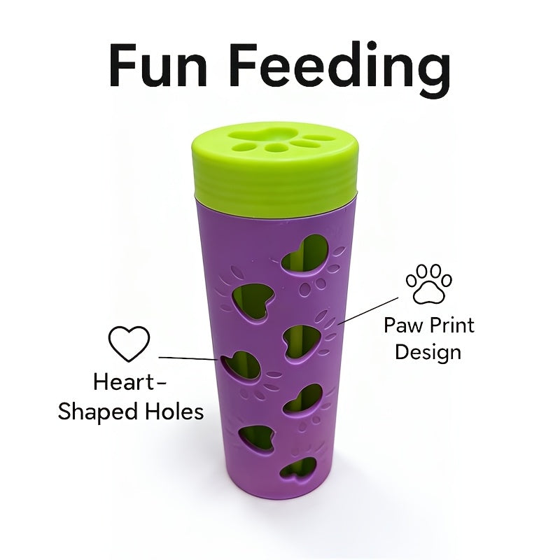 New removable pet slow-food drool toy | chewable snack roller that consumes energy and relieves boredom, suitable for small and medium-sized cats and dogs, suitable for indoor and outdoor scenes