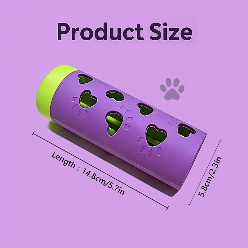 New removable pet slow-food drool toy | chewable snack roller that consumes energy and relieves boredom, suitable for small and medium-sized cats and dogs, suitable for indoor and outdoor scenes