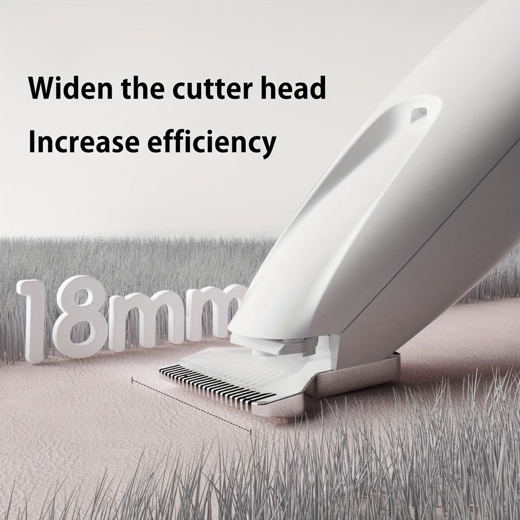 Pet grooming clippers with LED assisted lighting Safe low-noise USB/battery life Pet grooming electric clippers with LED assist lighting Safe low noise USB / battery life