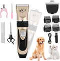 pet products Pet products Professional Rechargeable Cordless Dogs Cats Horse Grooming Clippers - Professional Pet Hair Clippers with Comb Guides for Dogs Cats Horses and Other House Animals Pet Grooming Kit