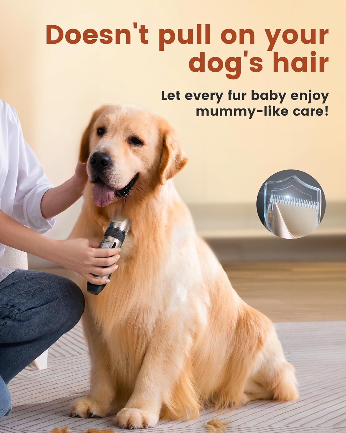 pet products Pet products Professional Rechargeable Cordless Dogs Cats Horse Grooming Clippers - Professional Pet Hair Clippers with Comb Guides for Dogs Cats Horses and Other House Animals Pet Grooming Kit