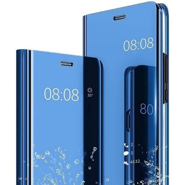Compatible with Samsung S21 FE Transparent Blue Full Body Protection Smart Case 360 Samsung