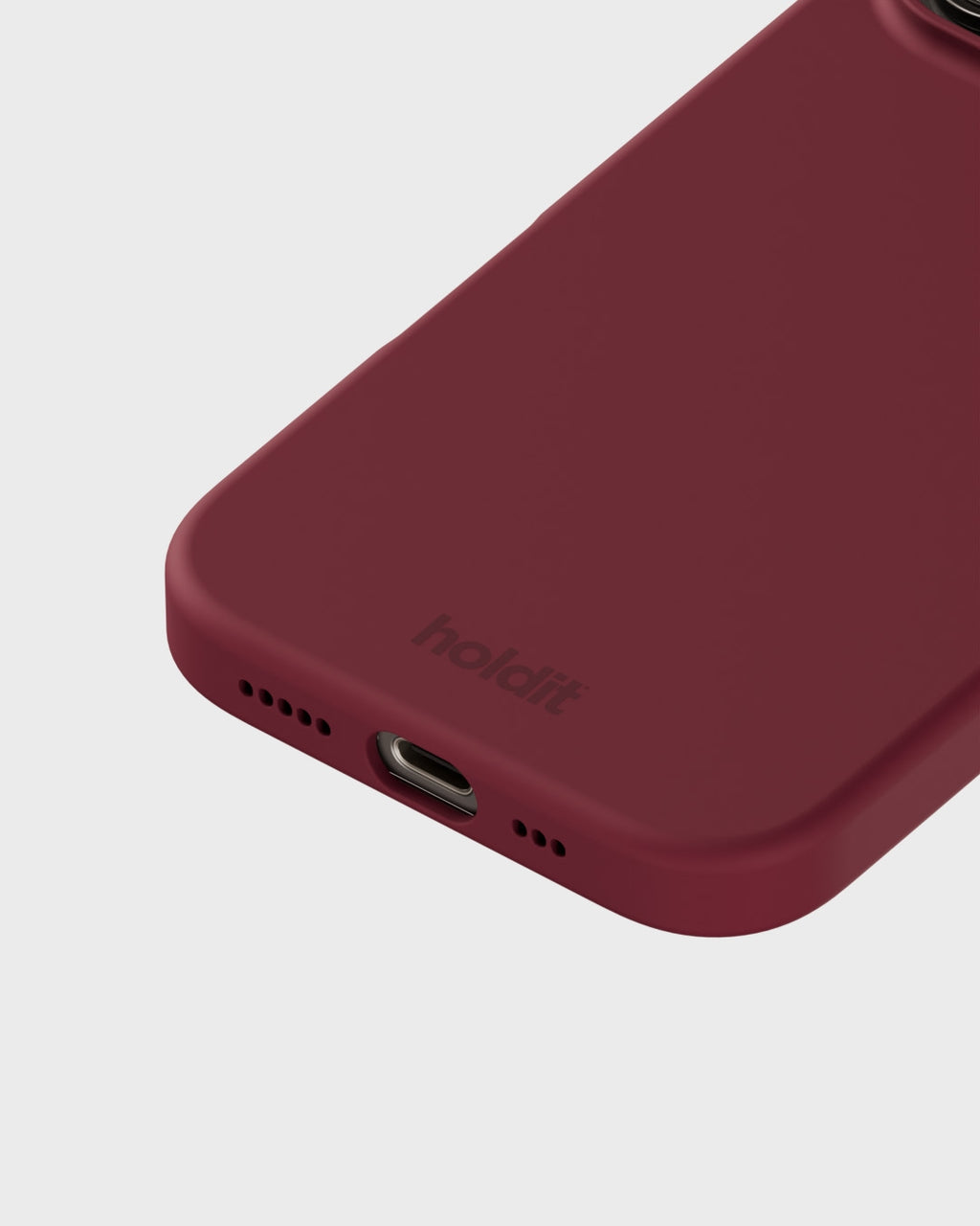 holdit iPhone 16 Pro Max Mobile Case Silicone Red Velvet_max