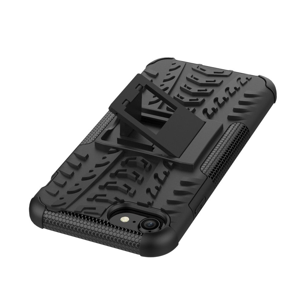 iPhone 7 8 SE 2020 2022 Compatible Ultimate Shockproof Stand Case Black