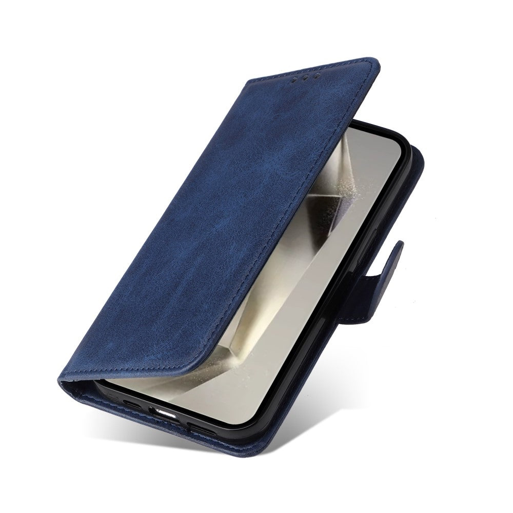 Compatible with Samsung S25 Ultra PU Leather Wallet Case Blue Samsung Multiple Colors