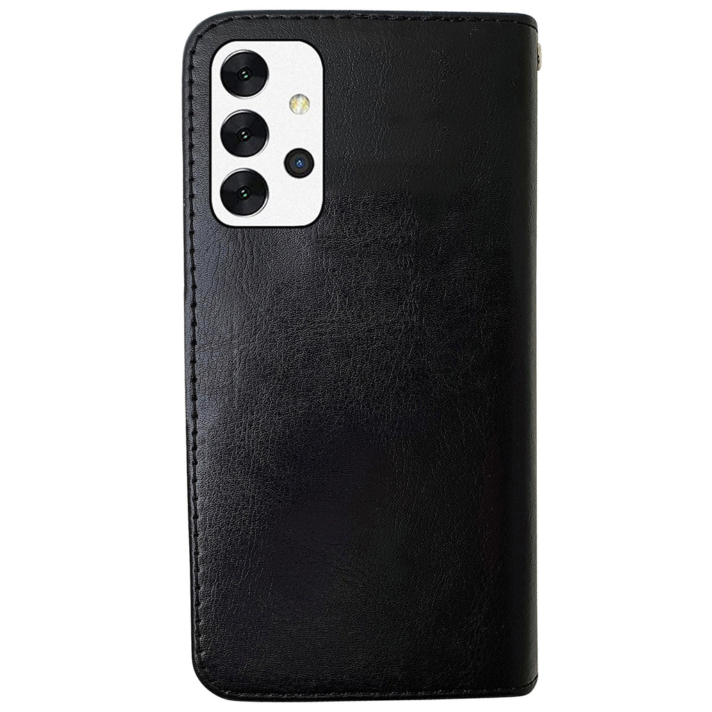 Compatible with Samsung Galaxy A32 5G Leather Case Protection White Max White