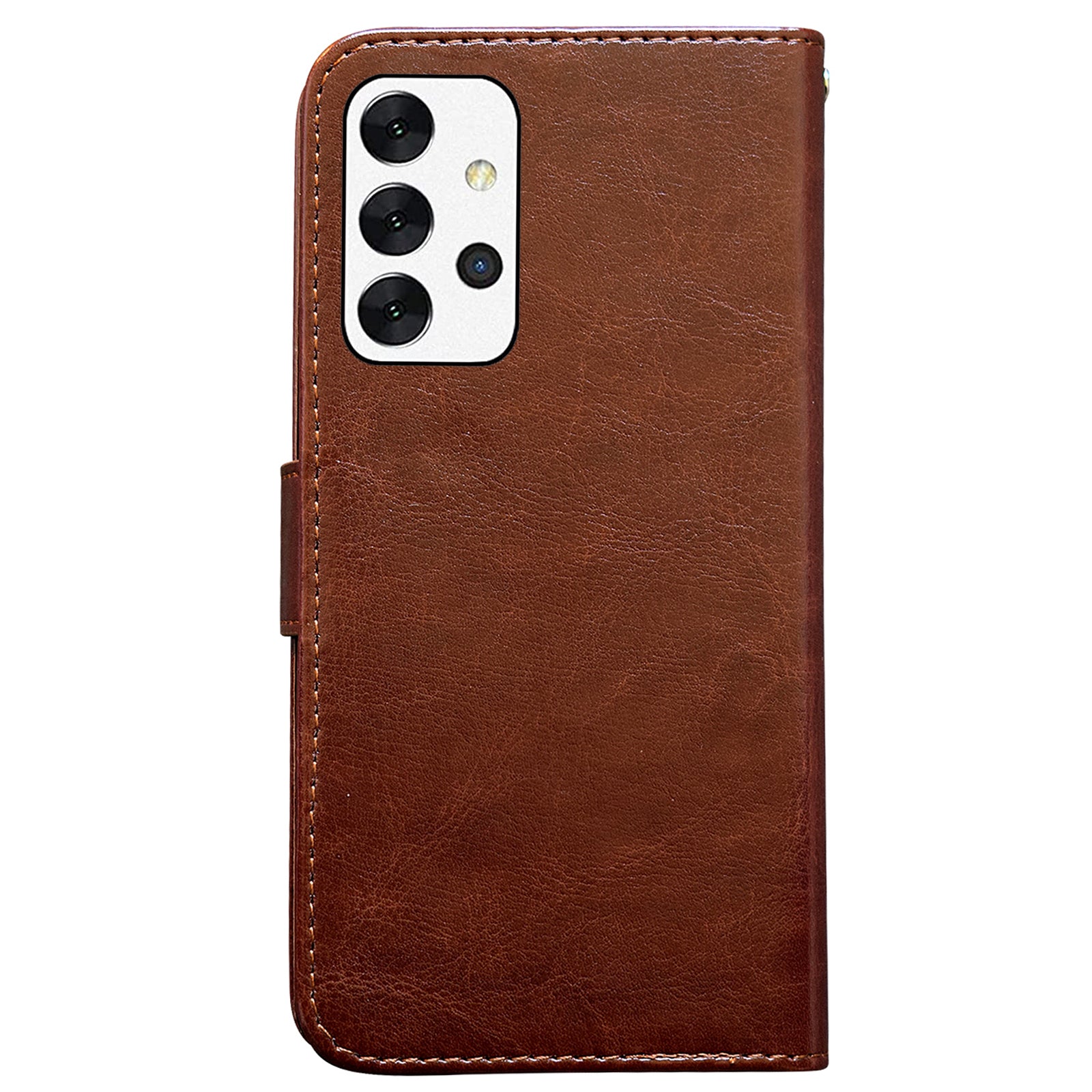 Compatible with Samsung Galaxy A32 5G Leather Case Protection White Max White