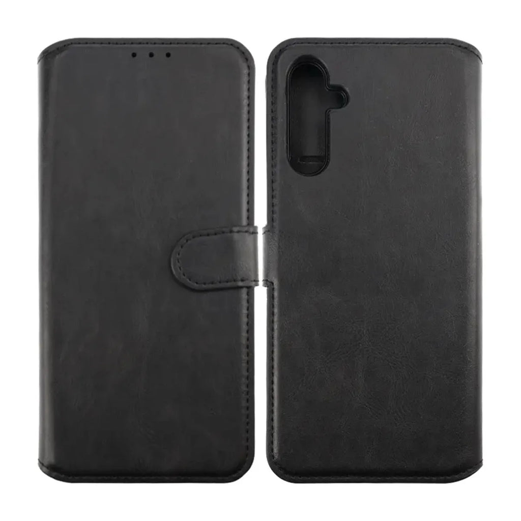 Compatible with Samsung Galaxy A54 5G Magnetic Wallet Case Black Compatible