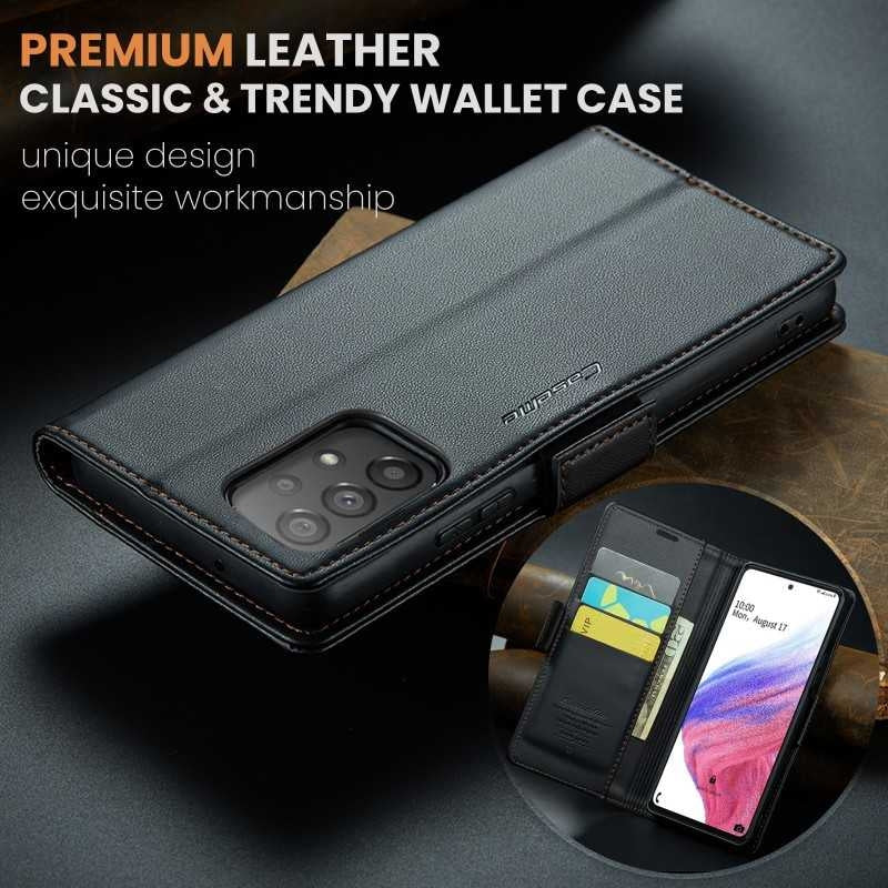 Compatible with Samsung A53 5G Case CaseMe Skin Pro Protective Cover Black