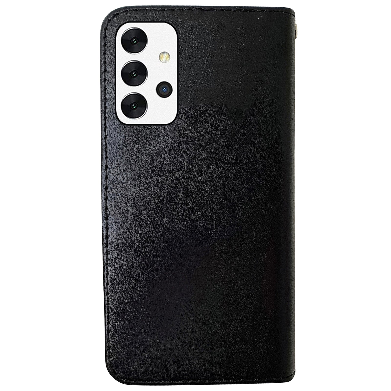 Compatible with Samsung Galaxy A32 5G Leather Case Black Protective Cover