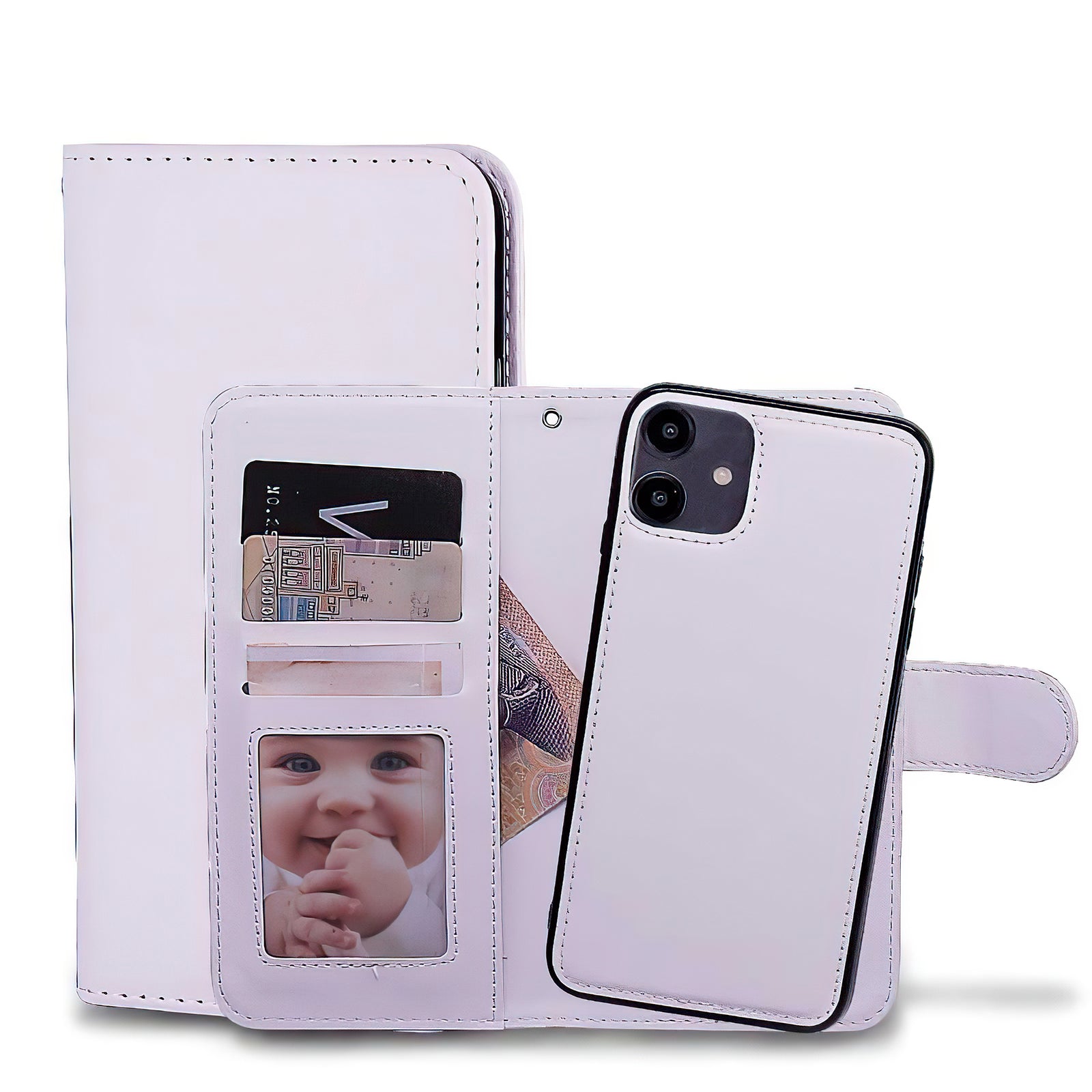 iPhone 12 - Leather Case / Protection Pink