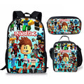 3D Roblox Backpack, Lunch Bag and Pencil Case, 3-pack pencil case