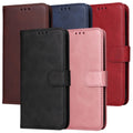 SKALO Samsung S25 Ultra PU Leather Wallet Case - Multiple Colors Blue_max Blue