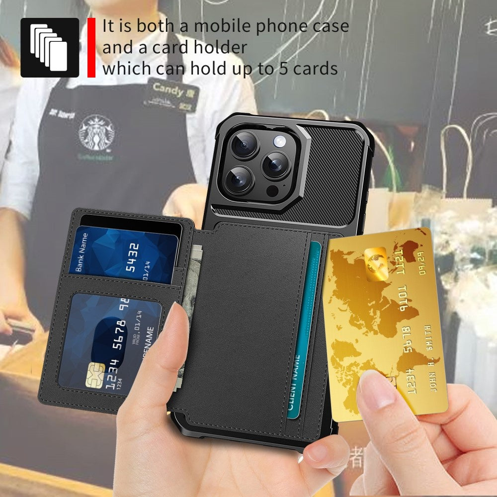 iPhone 16 Pro Case with Card Slot Black 82