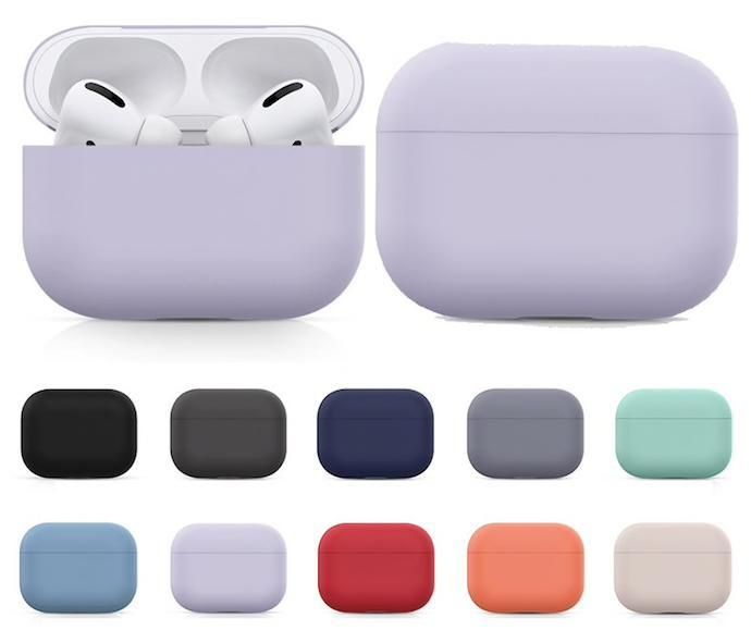 AirPods Pro Silicone Case, Dark Blue, Compatible with Apple - Protective Cover Multiple Colors