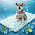 Cooling Mat for Dogs, 36"x23" Self-Cooling Pet Bed - Advanced Arc-Chill Technology 3.0 for Instant Cool, Non-Slip Washable Floor Mat for Small & Medium Dogs, Indoor Outdoor Use - Blue