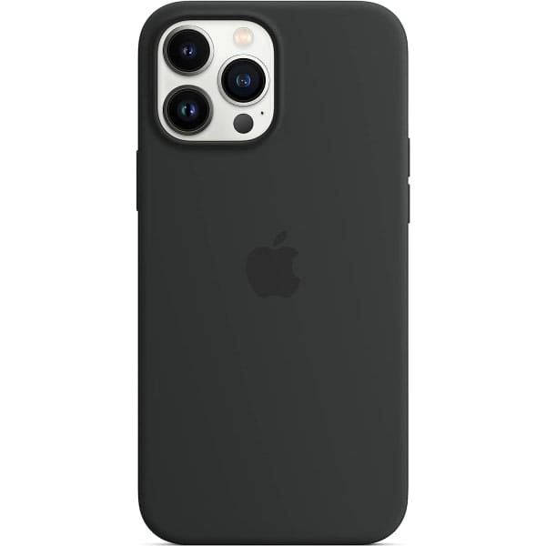 Midnight Silicone Case for iPhone 13 Pro Max, Compatible with MagSafe, Shockproof Soft Liquid Silicone Protective Cover with Microfiber Lining
