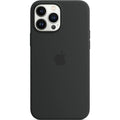 Midnight Silicone Case for iPhone 13 Pro Max, Compatible with MagSafe, Shockproof Soft Liquid Silicone Protective Cover with Microfiber Lining