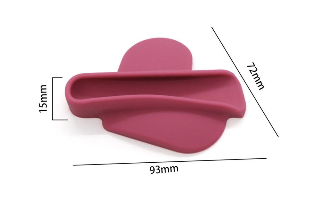 Holder for Rhode Skin Lip Lipstick Holder for Phone Case Peel and Stick Silicone Cover -Rose & Wine Red