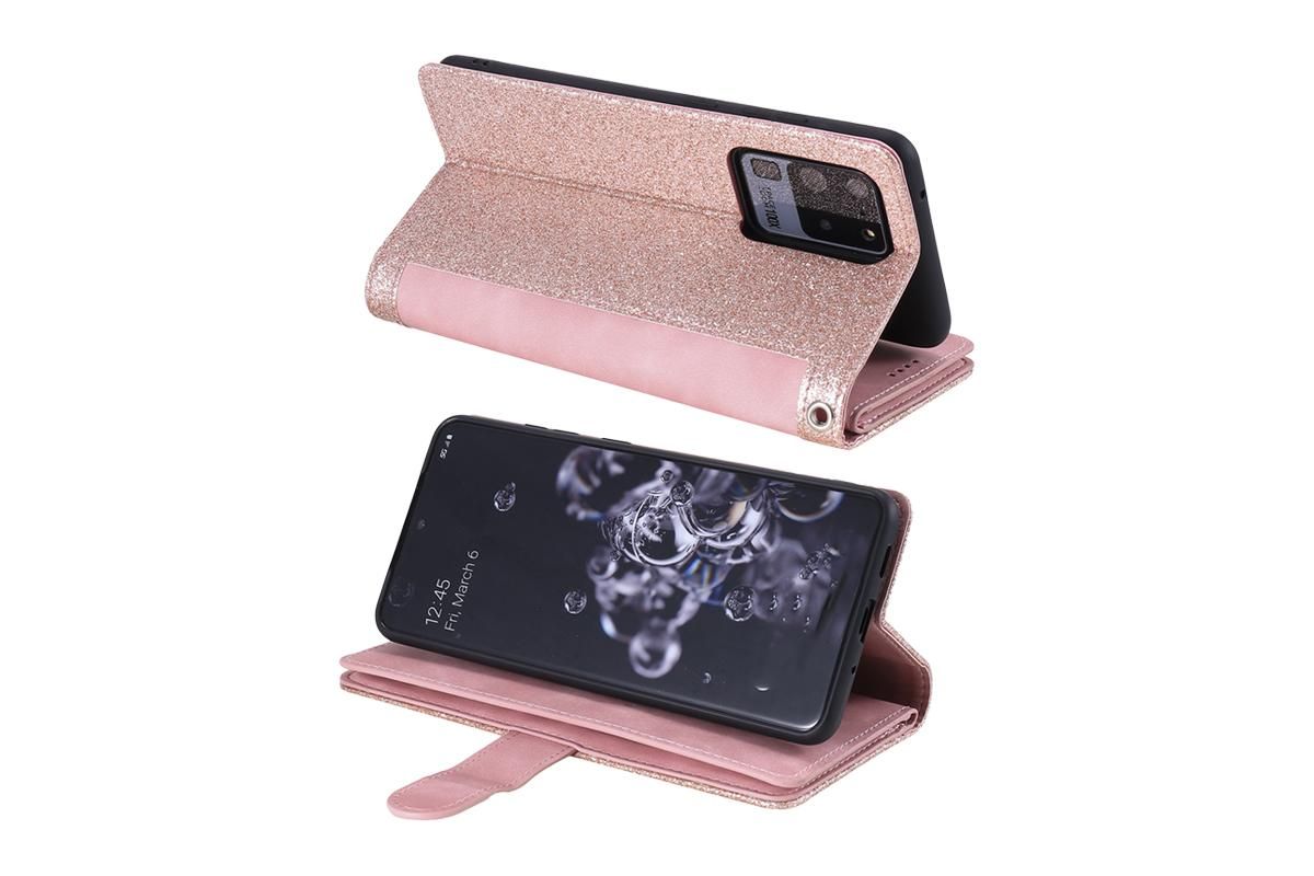 for iPhone 15 Series Case Leather Wallet Flip Cover -Pink /iPhone 15