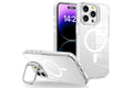 For iPhone 16 Series Phone Case with Stand Full Body Case -White /iPhone 16 Plus