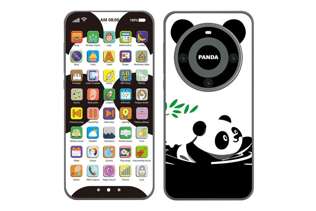 Learning Phone Toy with Over 10000 Educational Contents Touch Screen Early Education Gift for 3 year old+ - Rabbit