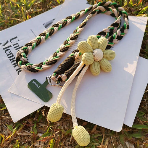 1PC Crossbody Phone Strap - Black & Green