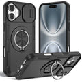 2-in-1 Magnetic Sliding Lens Case, Black for iPhone 17