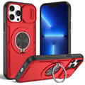 2-in-1 Magnetic Sliding Lens Case, Red for iPhone 12 Pro Max