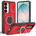 2-in-1 Magnetic Sliding Lens Case, Red for Samsung S26