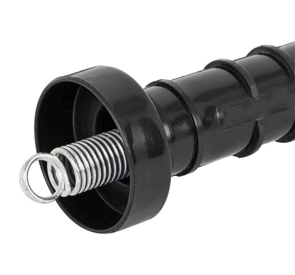 10x Electric Fence Gate Handle Compact Insulated Spring Handles with Hook Black