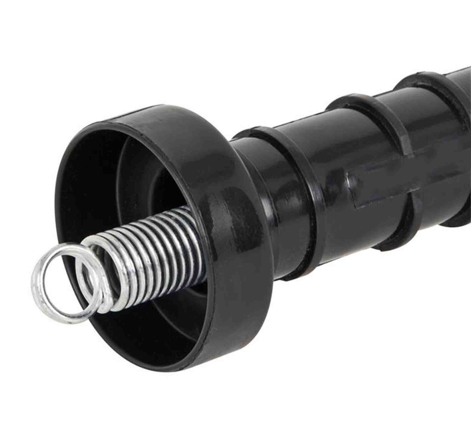 10x Electric Fence Gate Handle Compact Insulated Spring Handles with Hook Black