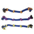YES4PETS 3 x Dog Toy Tug-of-War Knotted Cotton Rope Pet Toy 54cm Long Chew Rope Play Dental