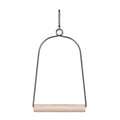 YES4PETS 5 X Bird Cage Small Swing Metal Arch Frame Wood Perch Canary Pet Parrot Hanging Toy