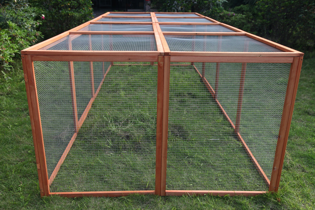 YES4PETS XXL Chicken Coop Run Guinea Pig Cat Cage Villa Extension Rabbit Hutch House Pen