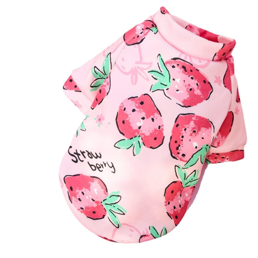 S Size Cute Pet Dog Warm Jumper Sweater Clothes Cat Knitwear Knitted Coats Winter - Pink Lion