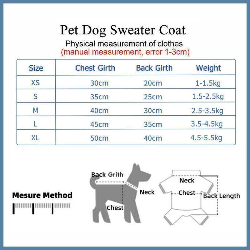 M Size Cute Pet Dog Warm Jumper Sweater Clothes Cat Knitwear Knitted Coats Winter - Green Lemon