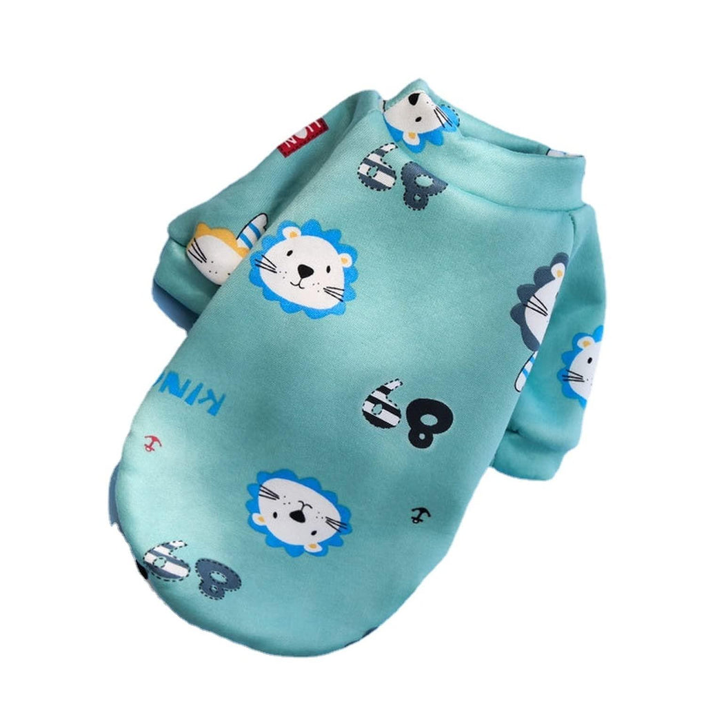 XL Size Cute Pet Dog Warm Jumper Sweater Clothes Cat Knitwear Knitted Coats Winter - Purple Camouflage