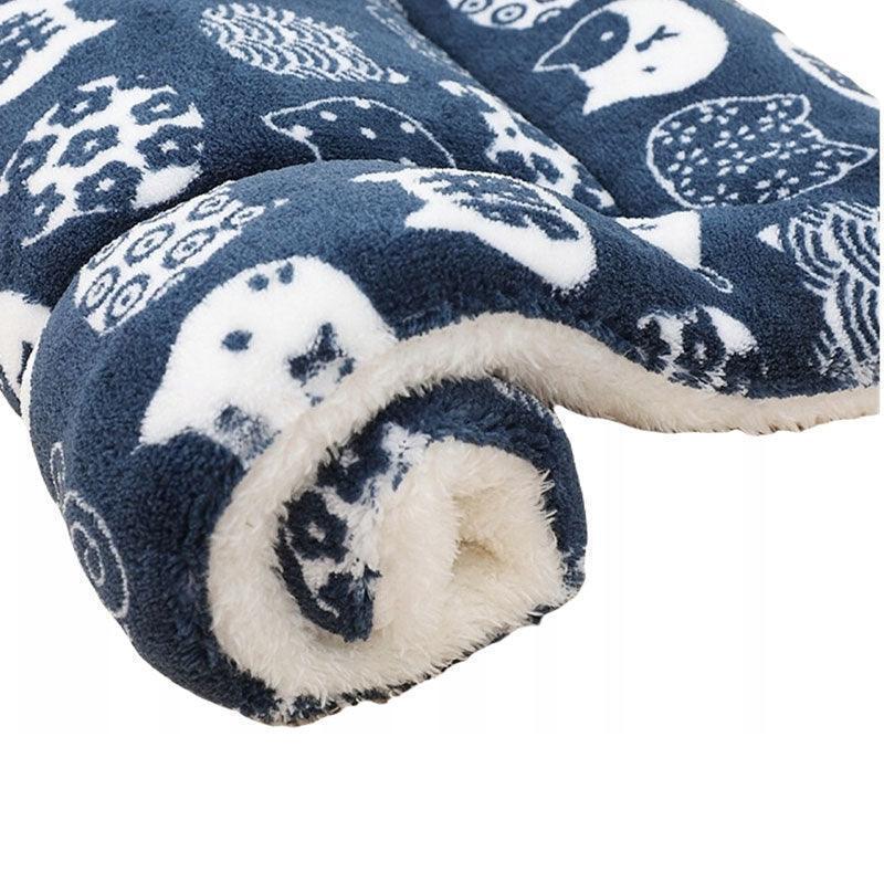 S Size Puppy Dog Cat Cushion Mattress Blanket Bed Soft Warm Pet Pad Winter Kennel House - Pink Bear