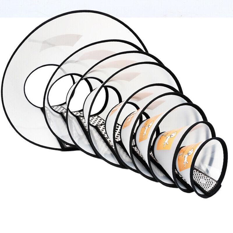 Pet Cat Dog Protective Cone Collar Elizabethan E Collar Wound Healing Recovery - 2