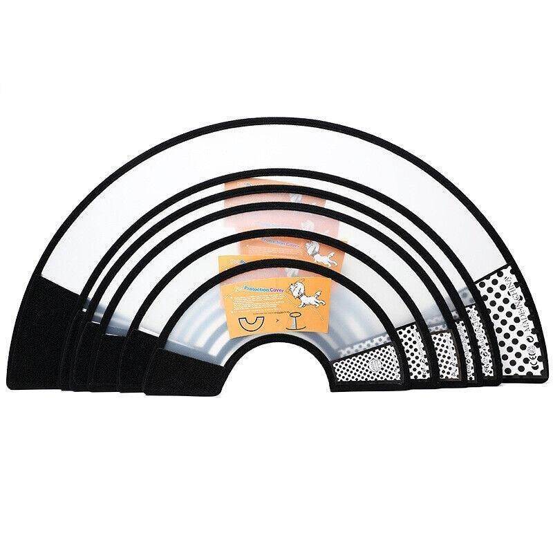 Pet Cat Dog Protective Cone Collar Elizabethan E Collar Wound Healing Recovery - 2