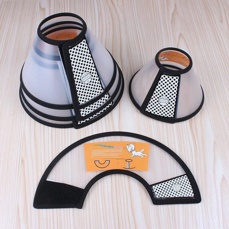 Pet Cat Dog Protective Cone Collar Elizabethan E Collar Wound Healing Recovery - 3