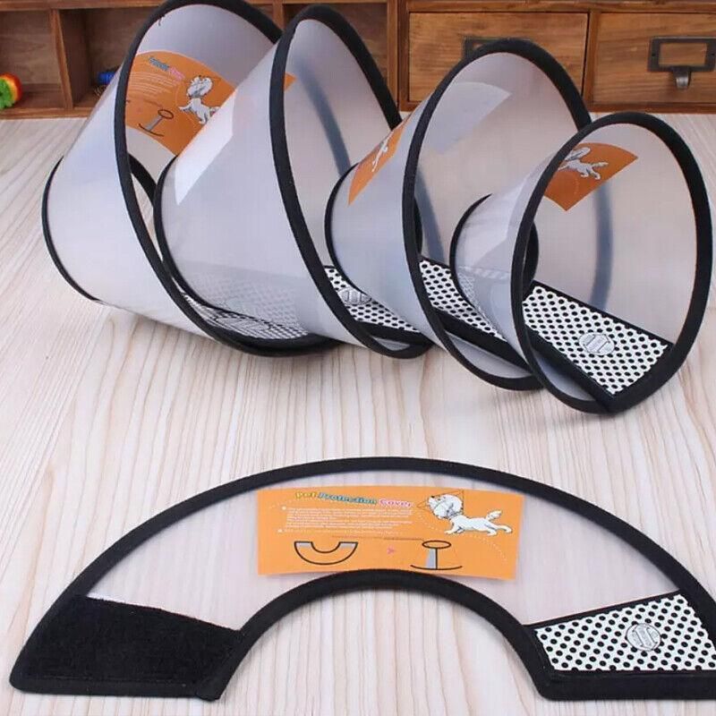 Pet Cat Dog Protective Cone Collar Elizabethan E Collar Wound Healing Recovery - 4