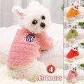 XS Puppy Pet Dog Fleece Warm Jumper Sweater Coat Small Yorkie Chihuahua Cat Clothes - Pink