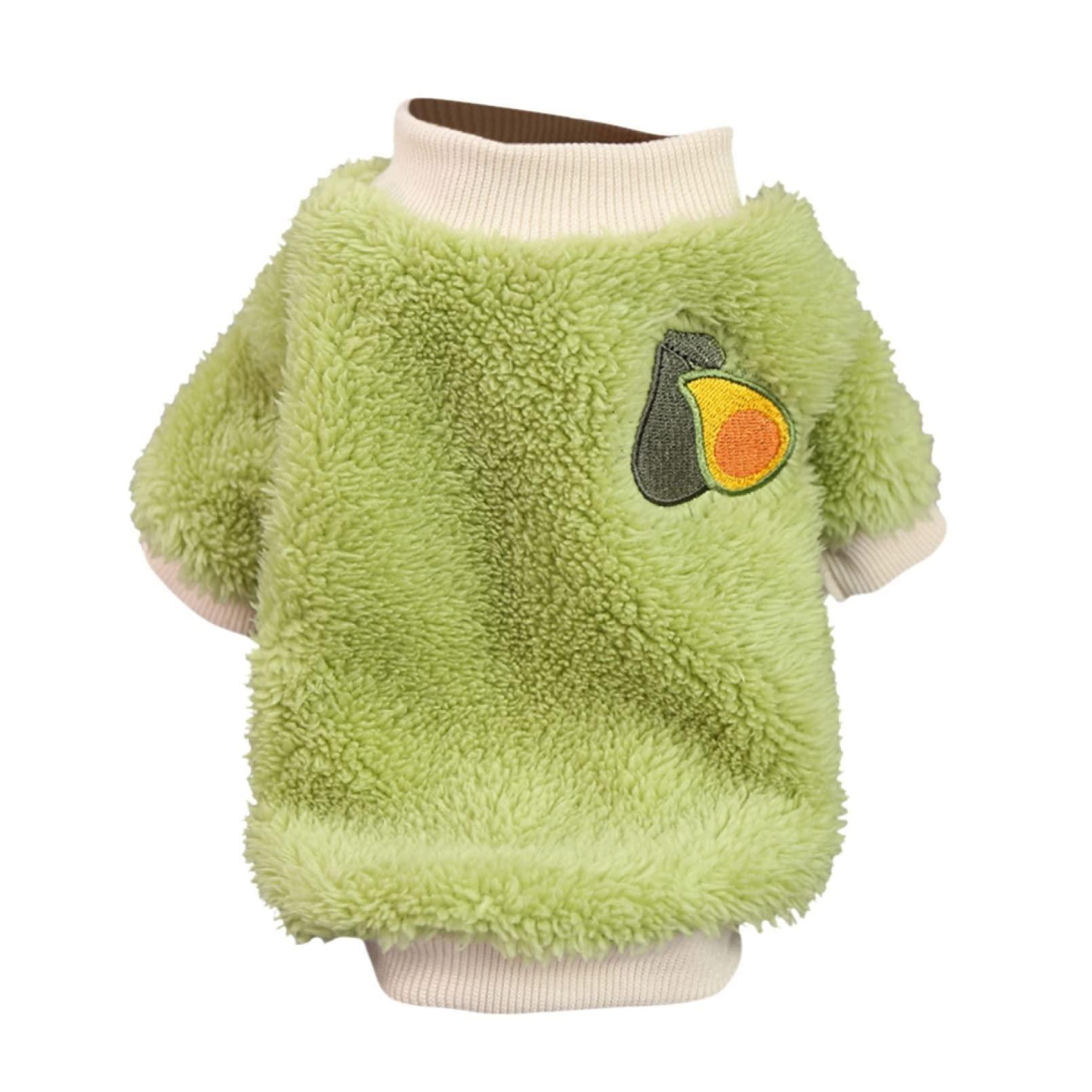 XS Puppy Pet Dog Fleece Warm Jumper Sweater Coat Small Yorkie Chihuahua Cat Clothes - Pink